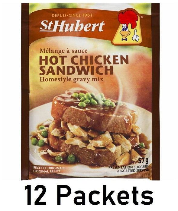 St Hubert Hot Chicken Sandwich Sauce Mix 52g 12 Count