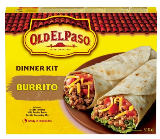 Old El Paso Burrito Dinner Kit, 510g