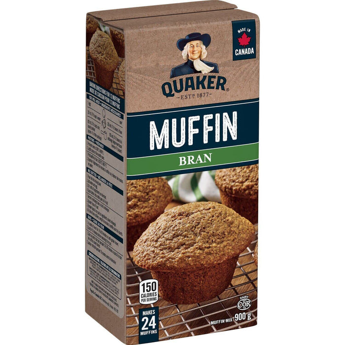 Quaker Muffin Mix Bran, 900g 12 BAGS - CanadaGrocery