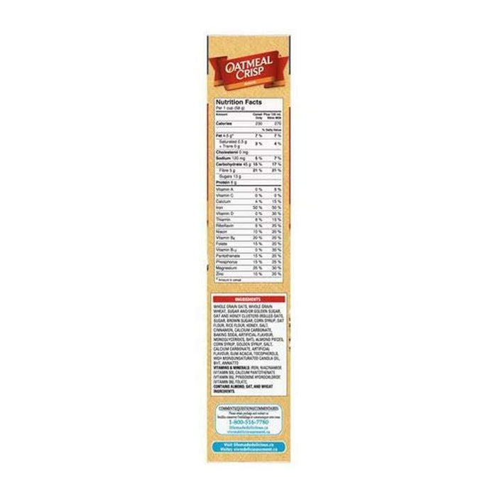 Oatmeal Crisp Almond Cereal Family 628g/22.15oz, 6 BOXES