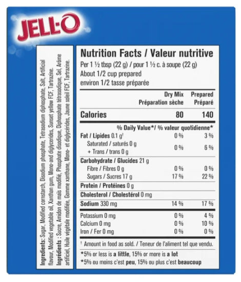 Jell-O Vanilla Instant Pudding Mix, 102g