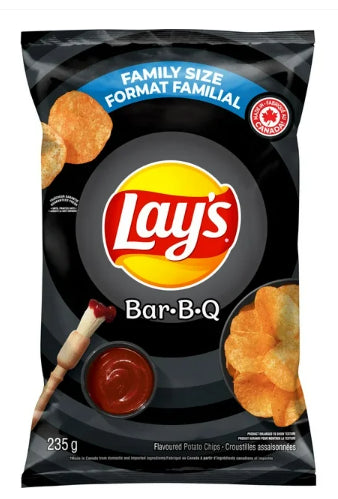 Lay's Bar-B-Q Flavored Potato Chips, 235g