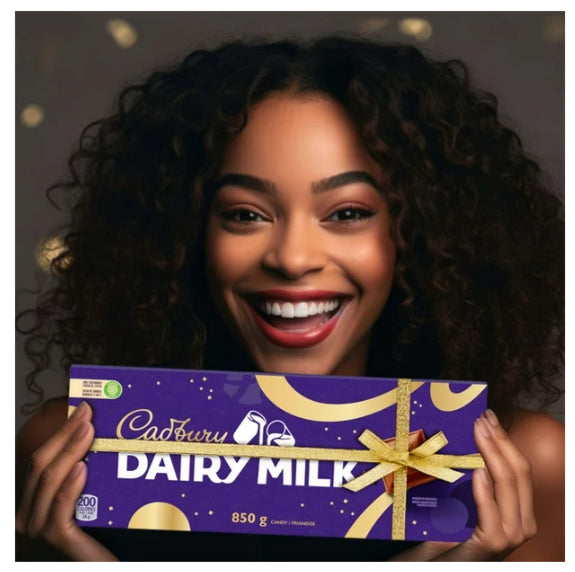 Cadbury Dairy Milk Chocolate Bar, Novelty Size, Holiday Gifts, Holiday Chocolate, 850g