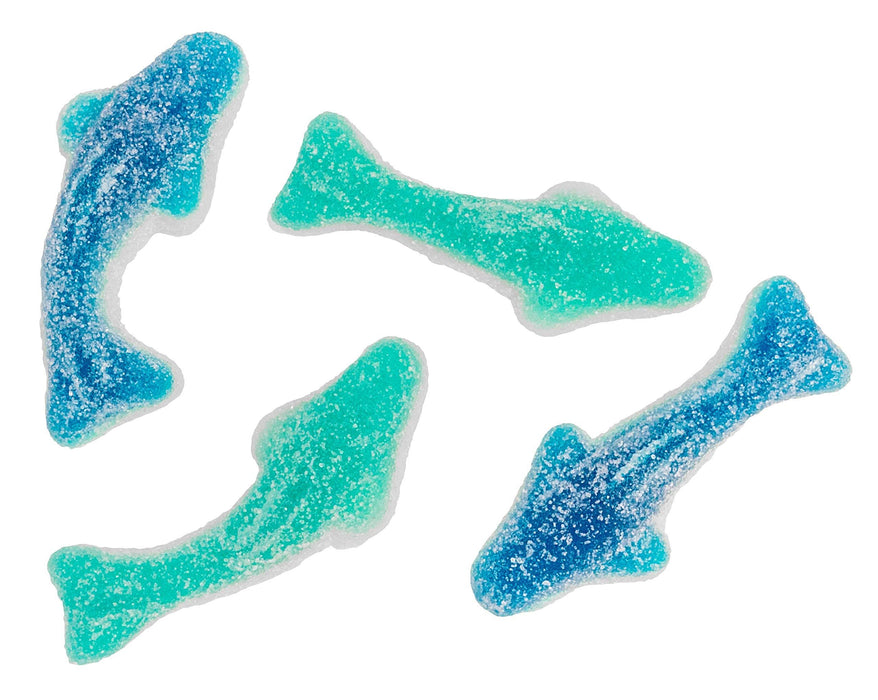 McCormicks Sour Sharks Gummies Bulk Candy, 1 Kilogram