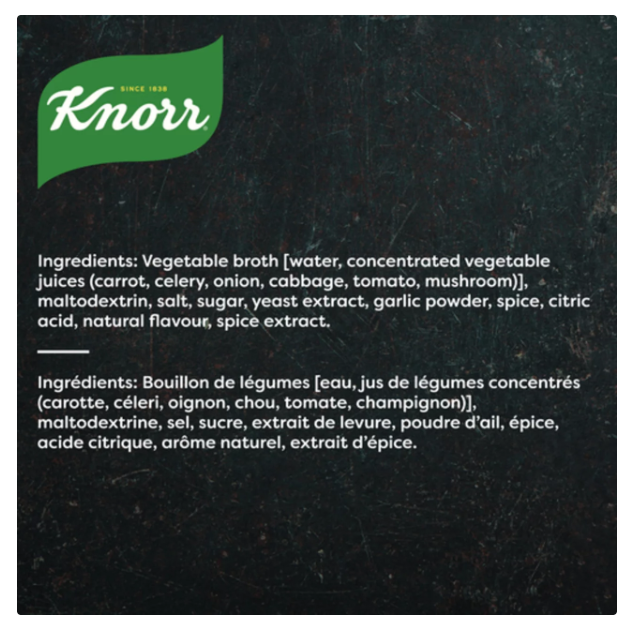 Knorr Concentrated Bouillon Vegetable Just A Drop Adds Deep Rich Flavor 250ml