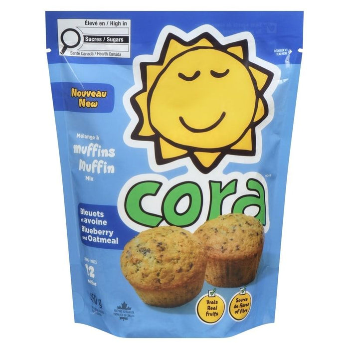 Cora Muffin Mix Blueberry and Oatmeal, 450g