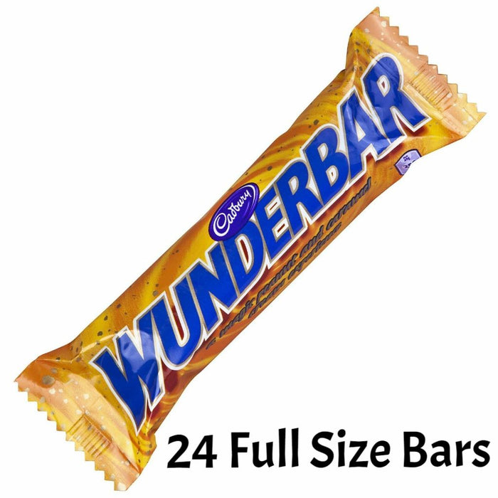 Cadbury Wunderbar Chocolate Bars Full Size 58g Each 24 Count From Canada