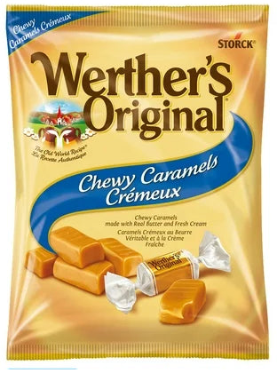 Werther's Original Chewy Caramels Candy, 128g/4.5oz