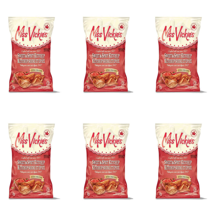 Miss Vickie’s Sweet & Spicy Ketchup Potato Chips 40g Each 6 Mini Bags