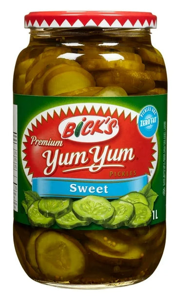 Bick's Yum Yum Sweet Pickles, 1L