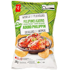 President's Choice Adobo Chicken Rippled Potato Chips, 200g