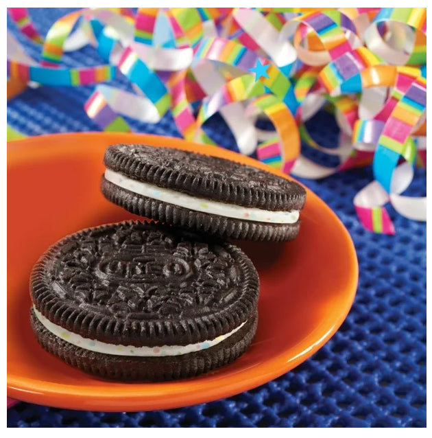 Oreo Birthday Cake Creme Cookies, 261g