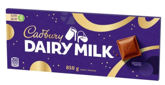 Cadbury Dairy Milk Chocolate Bar, Novelty Size, Holiday Gifts, Holiday Chocolate, 850g