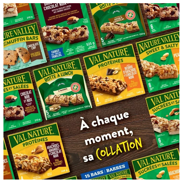 Nature Valley Soft-Baked Muffin Bars, Apple Cinnamon, 5ct, 175g