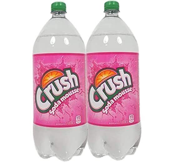 Crush Cream Soda Clear 2liter (2 Bottles) Canadian Product {1-5 DAY SHIPPING}