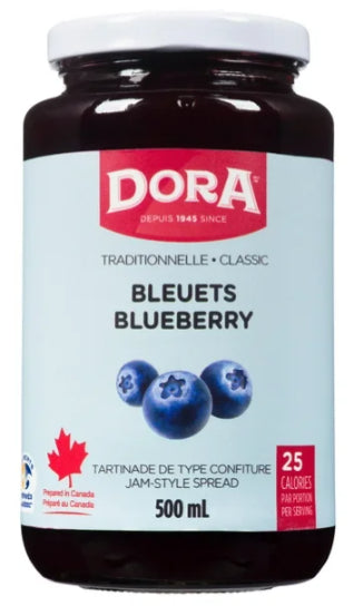 Dora Blueberry Light Jam Spread, 500mL