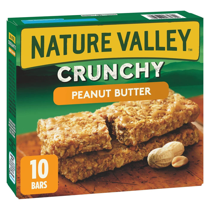 NATURE VALLEY Crunchy Peanut Butter Granola Bars 230g/8.1oz 10 BARS - CanadaGrocery