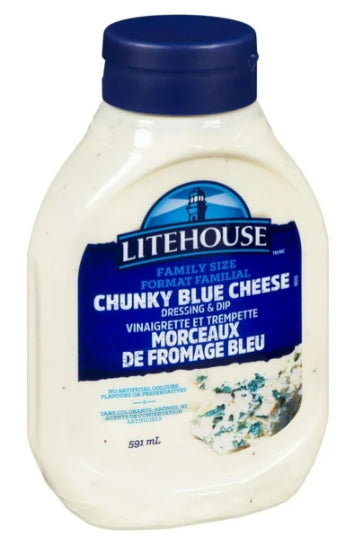 Litehouse Chunky Blue Cheese Dressing and Dip, 591mL