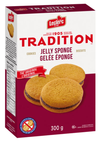 Leclerc Tradition Cookie Jelly Sponge 300g