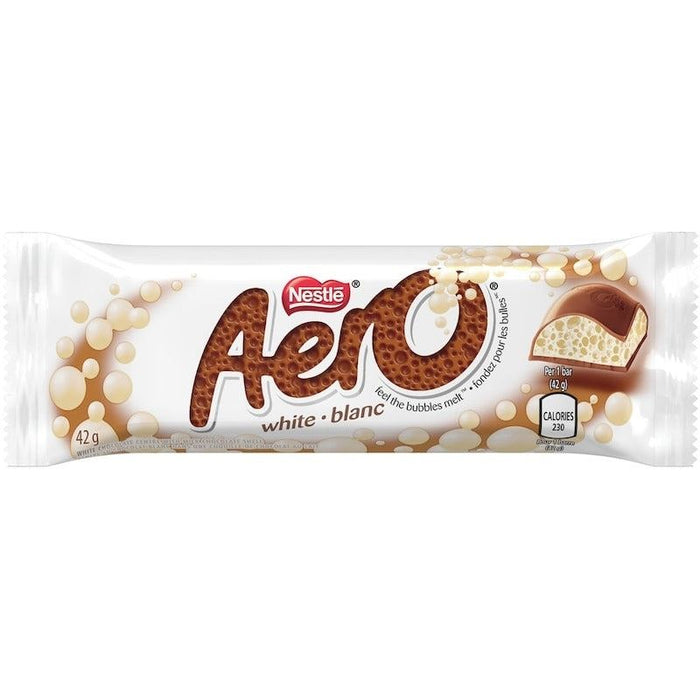 Nestle Aero White Chocolate Bars Case, 24x42g