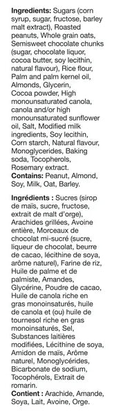 Nature Valley Granola Bars, Sweet and Salty Nut, Dark Chocolate, 6 Bars, 210g