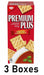 Christie Premium Plus Crackers Salted Tops 450g Each 3 Boxes - CanadaGrocery