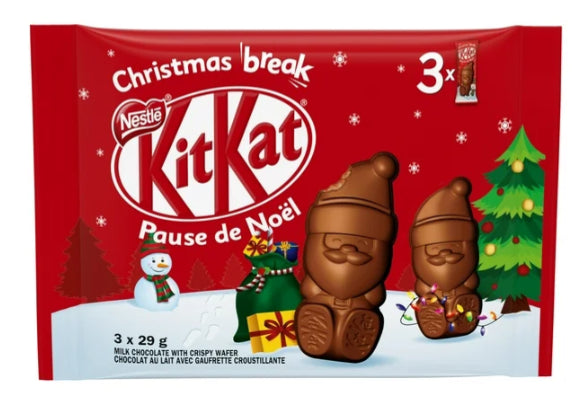 Kit Kat Holiday Milk Chocolate Santas, 87g