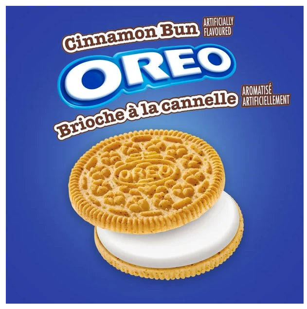 Oreo Cinnamon Bun Sandwich Cookies, 261g