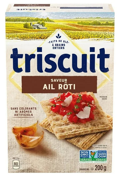 Triscuit Roasted Garlic Flavor Crackers, 200g