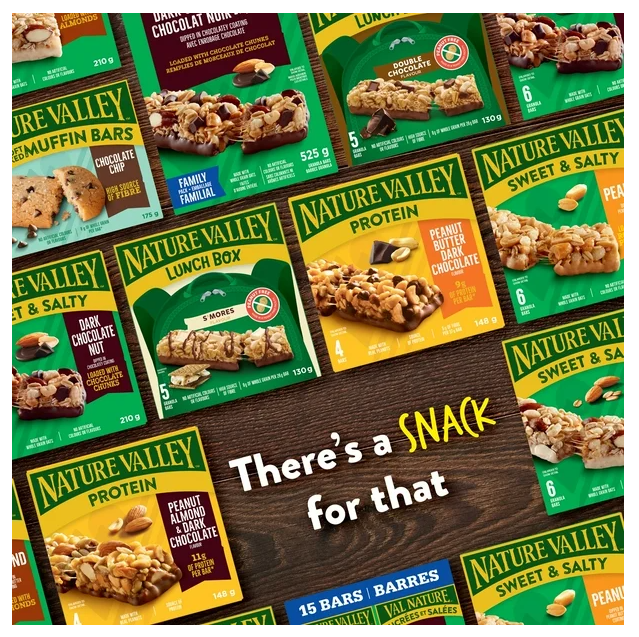 Nature Valley Lunchbox Granola Bars, Double Chocolate, 5 Bars x 26g, 130g