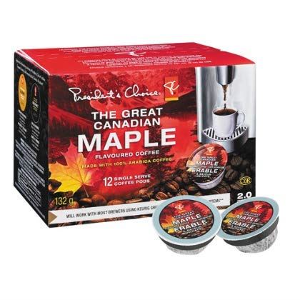 The Great Canadian Maple Flavour Coffee Keurig Coffee Pods 132g/12ct