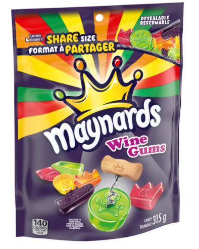 Maynards, Wine Gums Gummy Candy, Sharing Size, 315g