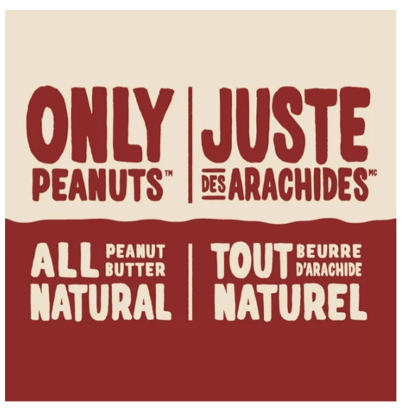 Kraft Only Peanuts All Natural Crunchy Peanut Butter, 750g