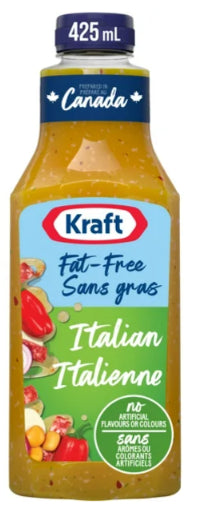 Kraft Fat Free Italian Salad Dressing, 425ml