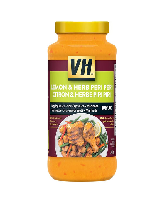 VH Lemon and Herb Peri Peri Sauce, 341ml/11.5 floz