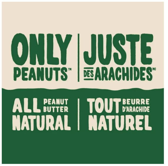 Kraft Only Peanuts All Natural Smooth Peanut Butter, 750g