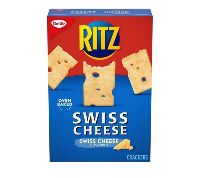 Christie Ritz Swiss Cheese Crackers 180g Each 12 Boxes