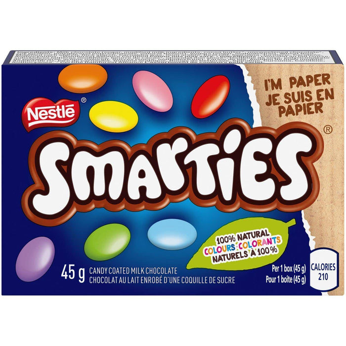 NESTLE SMARTIES 24 Count 45g BOXES (CASE) {Canadian Product}