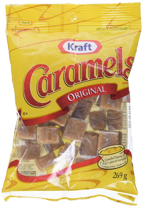 Kraft Original Caramels - 3 Pack, Net Weight 807g/28.5oz