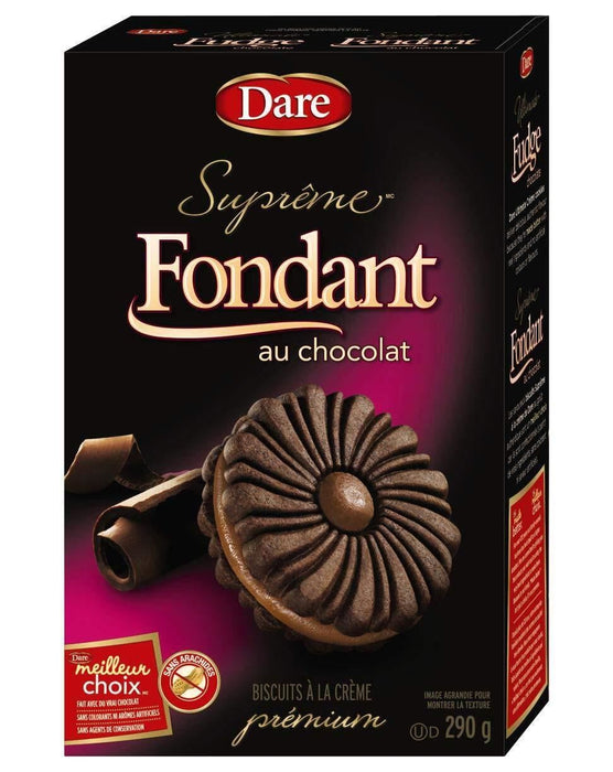 Dare Ultimate Fudge Chocolate Premium Cookies, 290g/10.2oz. 3 BOXES - CanadaGrocery