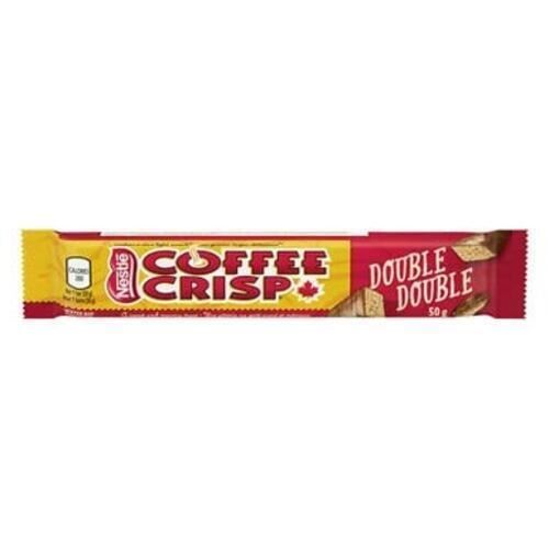 Nestle Coffee Crisp Double Double Chocolate Bars, (24ct), 50g/1.8oz