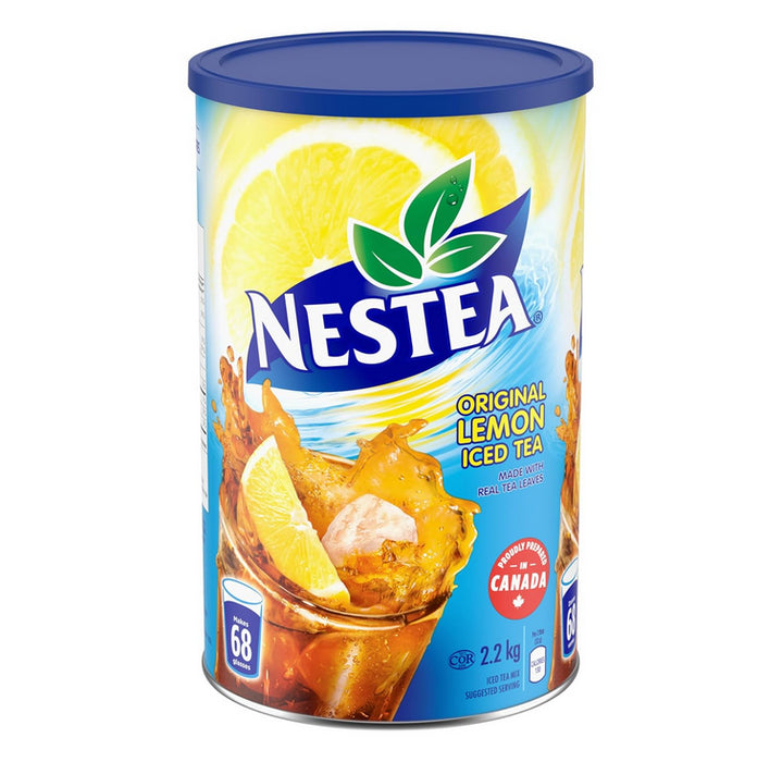 Nestea Original Canadian Lemon Iced Tea Mix Jumbo Can 2.2kg 122 Servings Imported from Canada