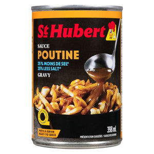 St Hubert Less Salt Sauce Poutine, 398mL