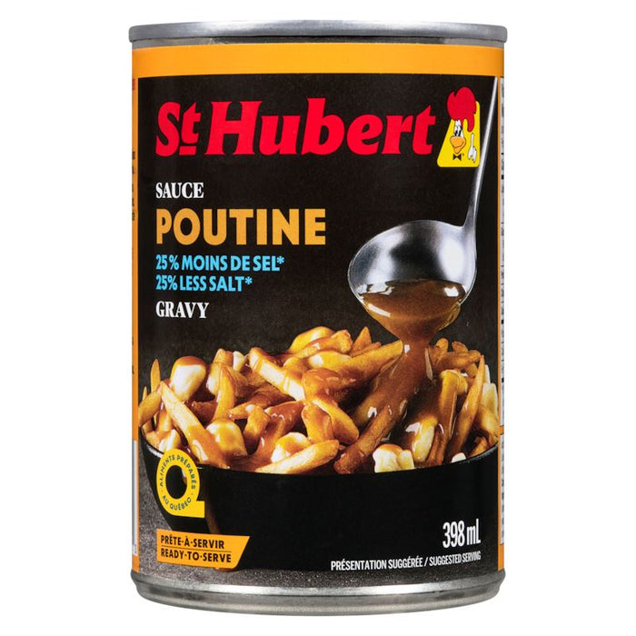 St Hubert Less Salt Sauce Poutine, 398mL