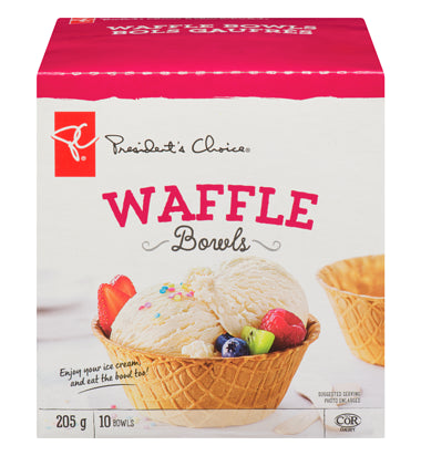 PC ICE Cream Cone Waffle Cone Bowls (10ct) 205g/7.2oz