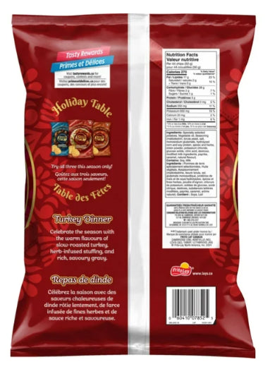 Lay's Turkey Dinner Flavoured Potato Chips, 220g