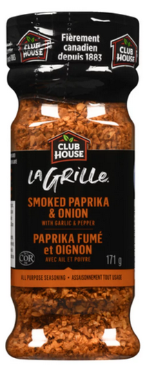 Club House La Grille Seasonings Smoked Paprika & Onion 171g - CanadaGroceryStore