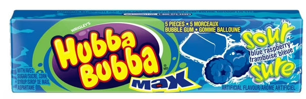 Hubba Bubba Bubble Gum Blue Raspberry 5 Pieces