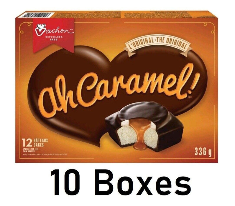 Vachon Original Ah Caramel Cakes 336g Each 10 Boxes From Canada