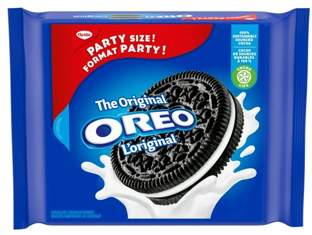 Oreo Original Chocolate Sandwich Cookies, Party Size, 685g